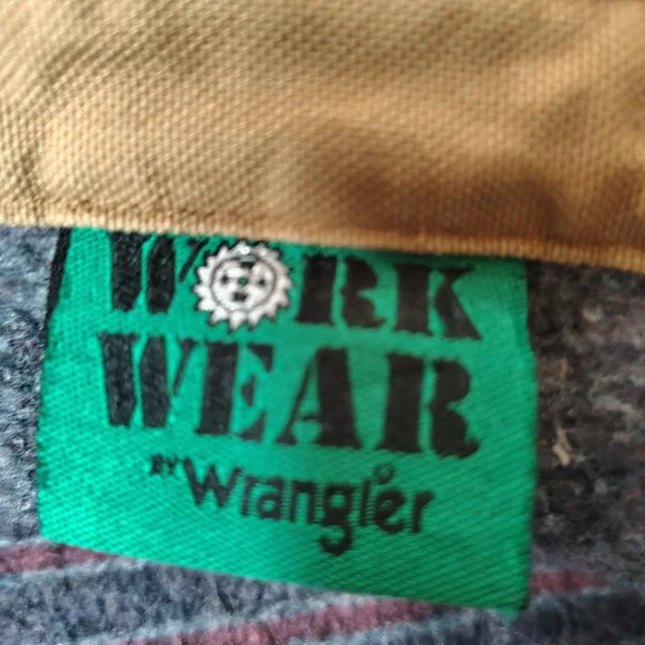 VINTAGE Wrangler Work Wear Jacket Faded Blanket Lined Canvas Chore Coat Street - Picture 8 of 13